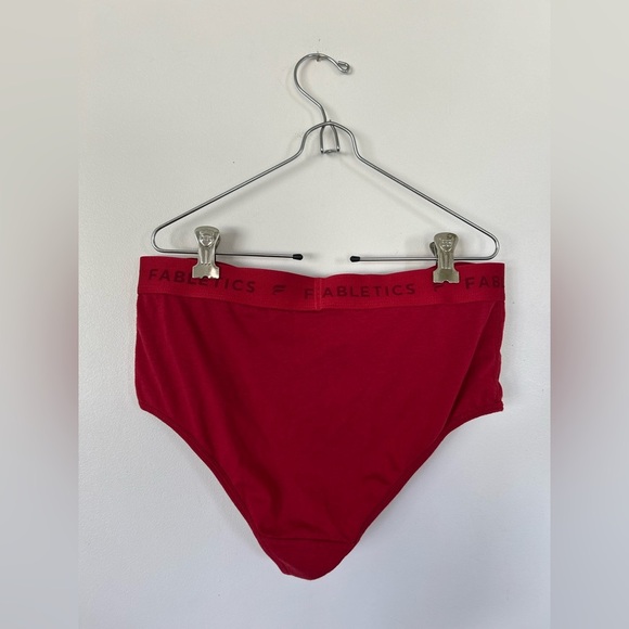 NWOT Fabletics 24/7 High Waisted Brief Red XL - Picture 8 of 8